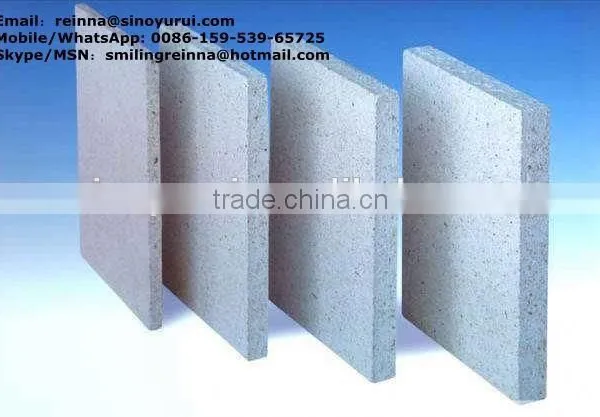 China expanded perlite magnesium oxide wall board / 3-20mm expanded perlite magnesium oxide wall board