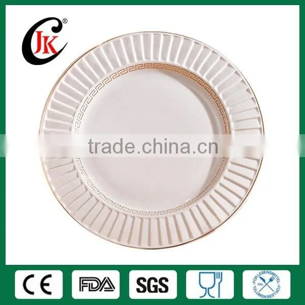Ceramic Gold Charger Plate, Cheap Charger Plate