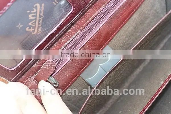 China Factory Wholesale Fashion PU Leather Clutch Purse for Women or Girls photo-3