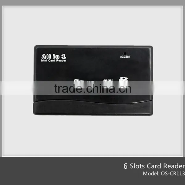 USB 2.0 Multi 6 Slots Card Reader Sim Card Reader(OS-CR113) photo-2