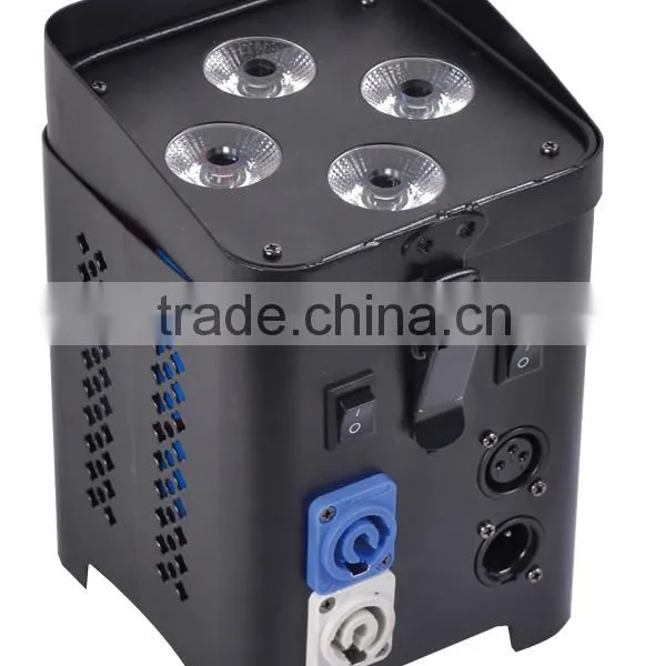 Nice Price Battery Par Light 4pcs*12w Rgbw Led photo-2