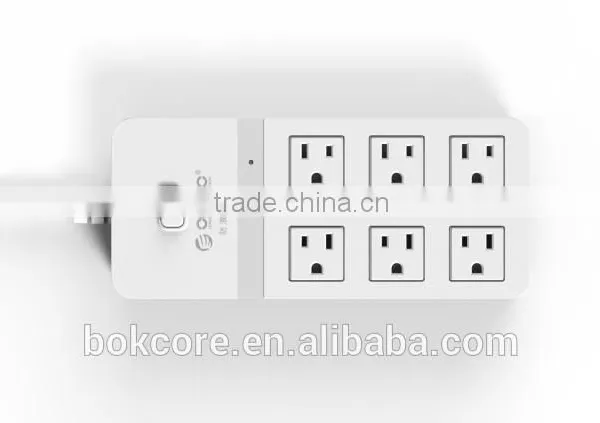 High Power Durable White USB Charging Travel Power Strip With 4 USB Sockets photo-4