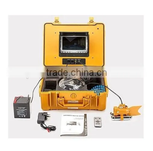 Underwater Cctv Video Camera HD 7"LCD Screen 1/3 SONY CCD 50m Cable, Camera Can Rotate at 360 Degree IR White LED Lights photo-5