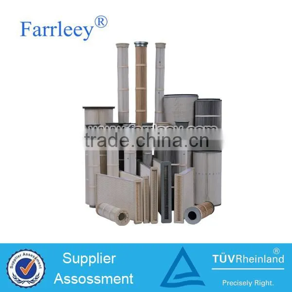 Farrleey Cylinder Antistatic Polyester Cartridge Filter photo-6