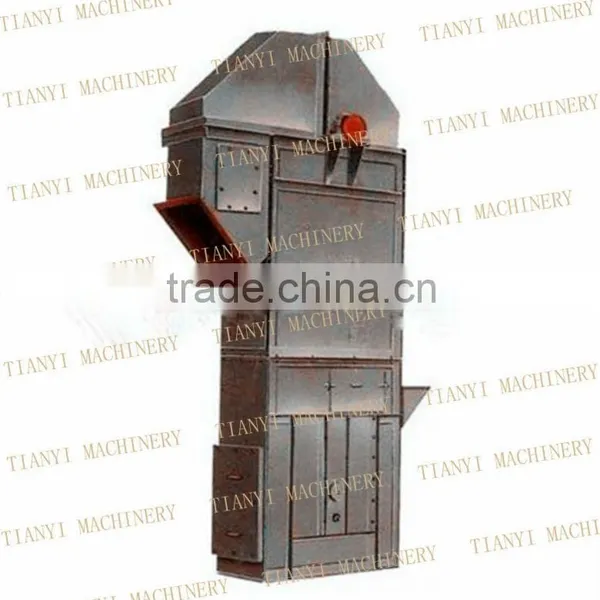 China Supplier Large Capacity Heat Resistant Vertical Coal Powder Belt Bucket Elevator Drawing photo-2