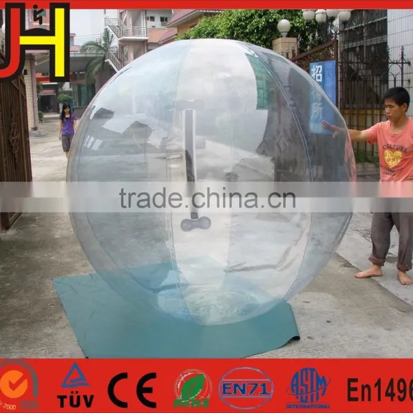2M TPU Clear Transparent Inflatable Walk On Water Plastic Ball For Sale photo-5