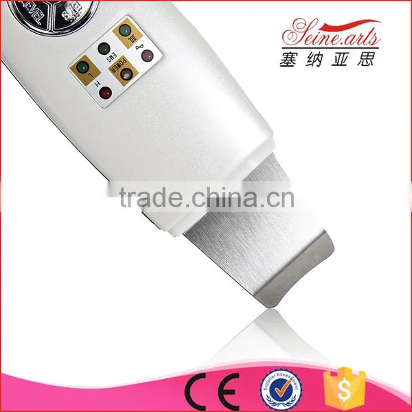 2016 LW-005 Rechargeable Home-use Personal Care Beauty Machine Ultrasonic Portable Skin Scrubber photo-3