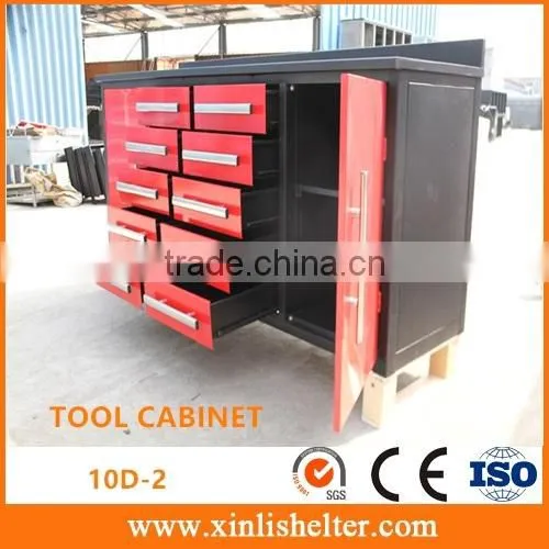 10 Drawer Heavy Duty Garage Metal Drawer Workbench photo-2