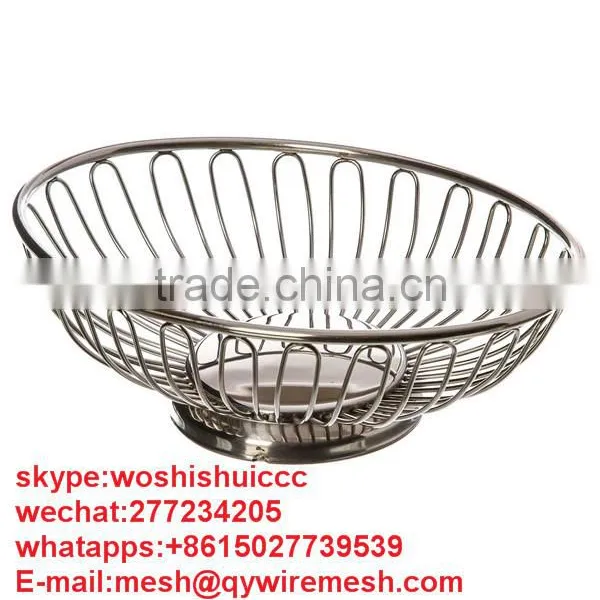 Stainless Steel Mesh Fruit Basket / Kitchen Sieve / Vegetable Storage Basket photo-2