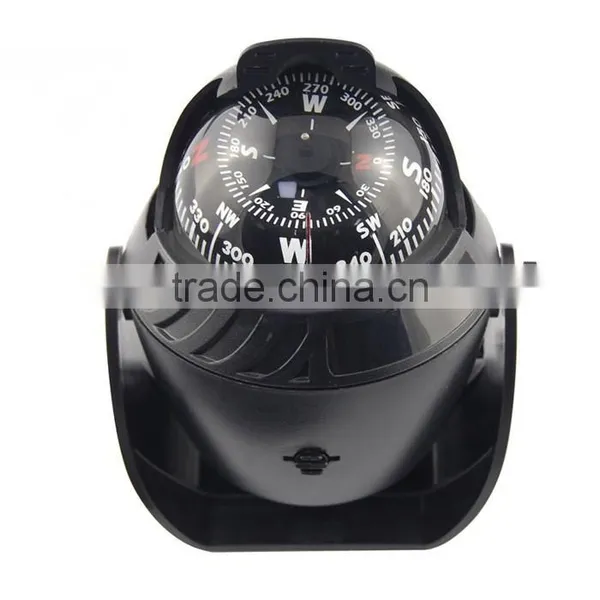 Truck Dashboard Vehicleborne Mini LED Light Sea Marine Boat Compass Digital Car Lightweight Camping traval Hiking Navigation