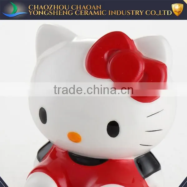 Red And Pink Ceramic Hello Kitty Piggy Banks photo-3
