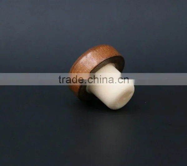 Custom Wooden Top With Synthestic Cork Wood Cork Stopper photo-3