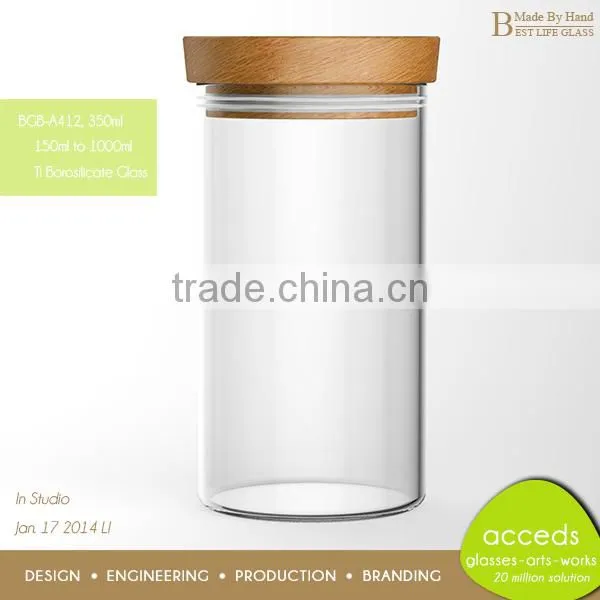 Customized Cheap Clear Glass Juice Jar photo-6