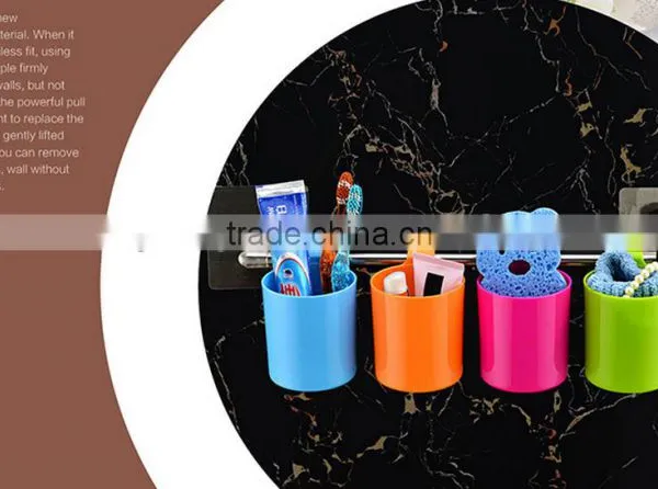Magic With Sticker Hanging Mug Combination Storage Rack photo-3