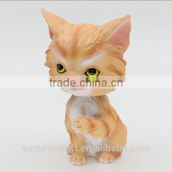 Custom Resin Decorative Cat Figurine Car Decoration Dolls photo-5