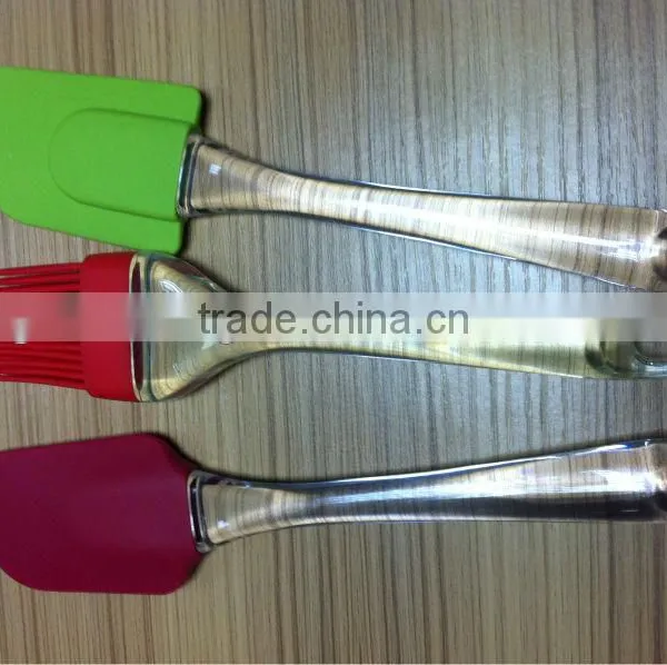 Silicone Spatula for Baking Crystal Handle Cake Tool photo-3