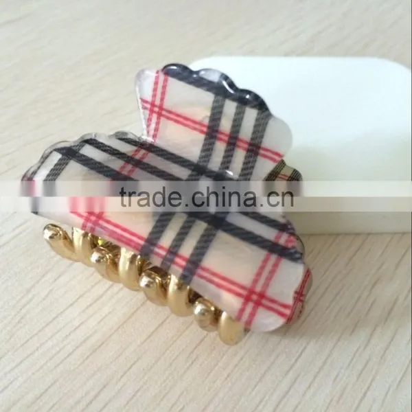 Fashion Hair Accessories 4.5CM Acetata Flower Hair Claw For Women photo-2