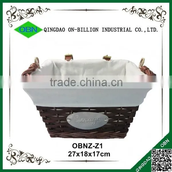 Bulk Cheap Wicker Basket With Handle for Bike photo-3