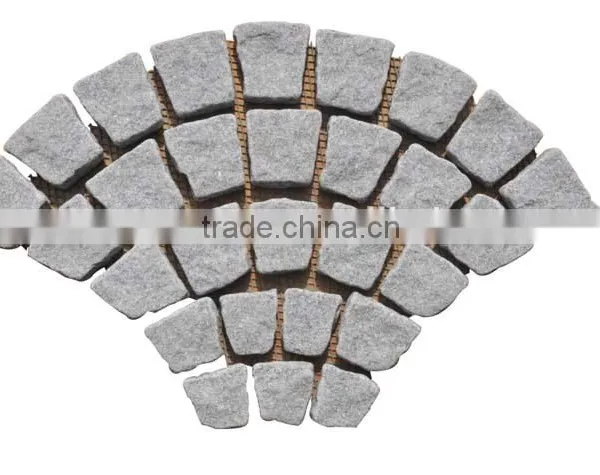Fanned Paving Stone Cheap Driveway Paving Stone Fan Shape Granite Paving Stone photo-2
