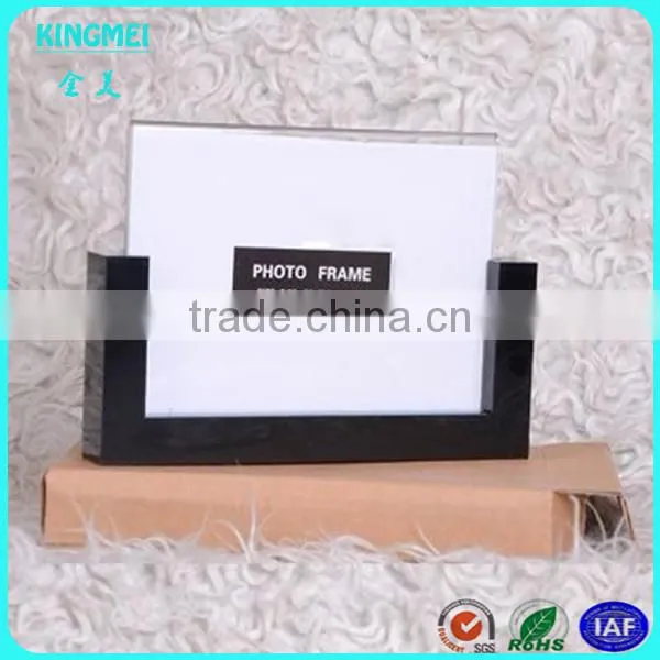 KM-VP84 Clear Acrylic Picture Photo Frame Display With Black Base photo-6