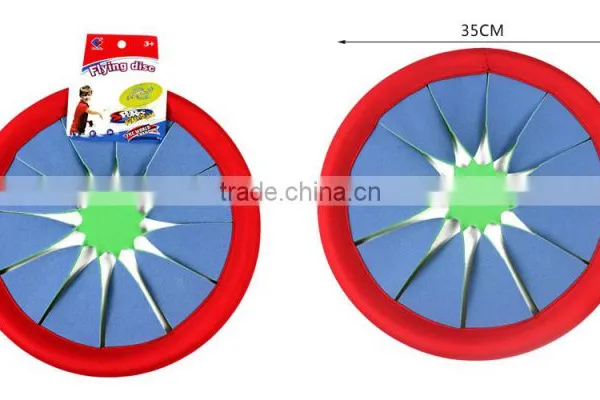 Custom Promotion 35cm Cotton Fabric Frisbee Toys in China photo-2