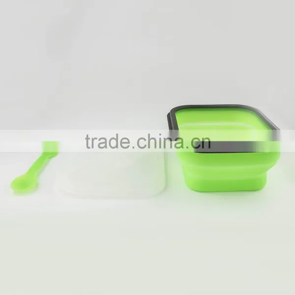 2017 New Food Grade Various Styles Collapsible Silicone Lunch Box/ Bento Box/ Food Container photo-5
