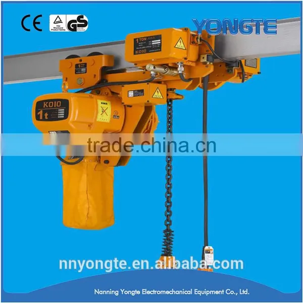 2 Ton Nitchi Electric Chain Hoist With Electric Monorail Trolley photo-4