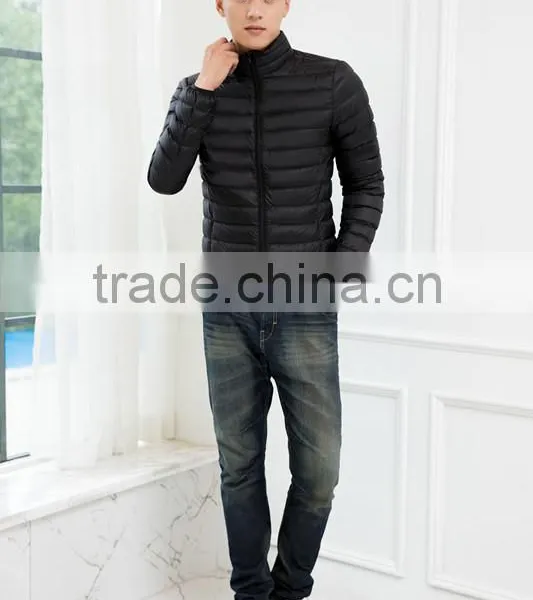Ultra Thin Foldable Men Winter Duck Down Jacket photo-3