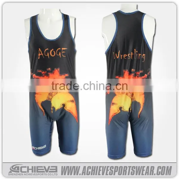 Custom Design Wrestling Singlet Cheap Wrestling Singlet photo-4