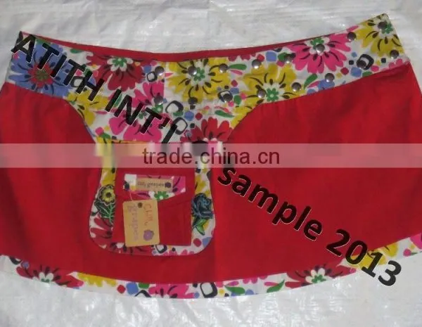 Two Sided Cotton Wrap Skirt photo-2