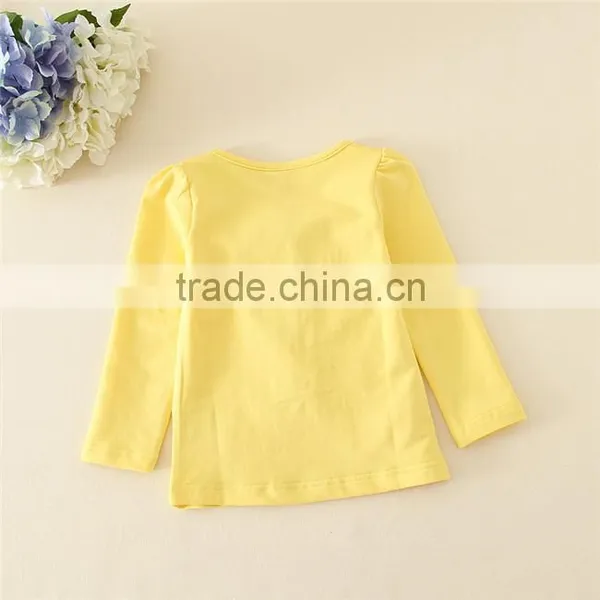 Retail/ Wholesale Baby Girls Candy Undershirt and Solid Yellow T-shirt 1 Piece,christmas Outfits for Kids photo-3