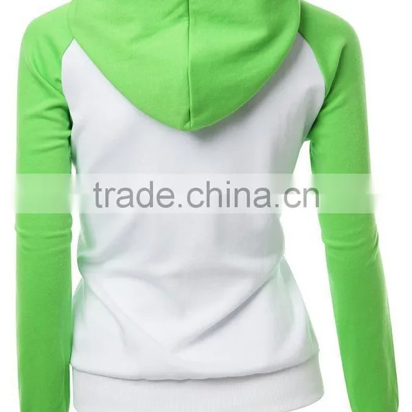 2017 High Quality OEM Designer Autumn Clothes Plain Dyed Blank PulloverJersey Lady Hoody photo-2