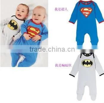 Boy's Superman Baby Romper