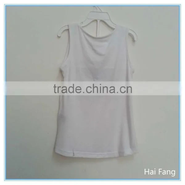 OEM Children Girls Printed Vest, Summer Hot Vests Tops, Knitted Fabric Underwear Set photo-2