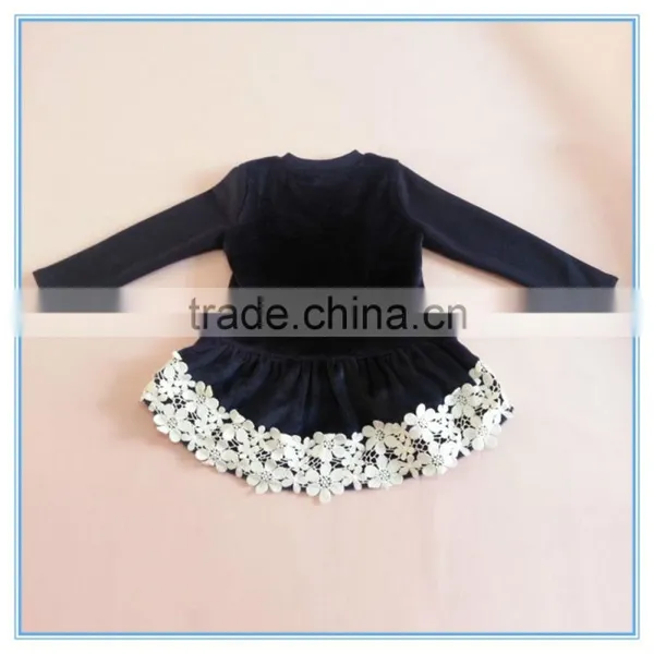 Fancy Chldren Girls Autumn and Winter Dresses Girls Long-sleeved Dress Party Dresses photo-6