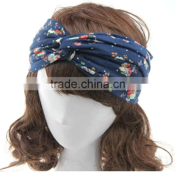 Fashion Women's Printed Headbands,Cotton Headbands photo-3