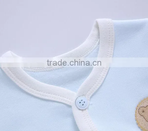 Wholesale Spring Long Sleeves Girls Baby Rompers Cotton Clothing photo-4