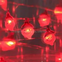 UL Listed Christmas Decorative ST40 Multicolour MERCURY Finish Edison Bulbs 10 Light StringChristmas Decorative 25 SMD Santa Face String Light photo-3