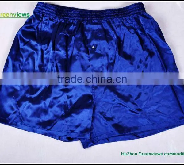 Silk Fabric Boxer Sexy Men Underwear Printing Wholesale Mens Silk Cheap Underwear Briefs Boxers Shorts GVYL0015 photo-4