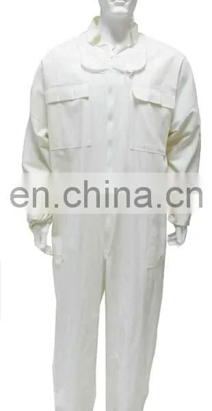 Wholesale Pure White 100% Cotton Professional Safety Coverall Workwear/Working Uniform photo-2