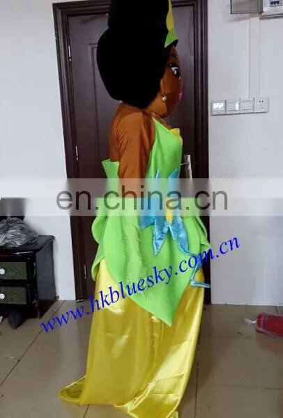Character Tiana Cartoon Mascot Costume for Halloween photo-2