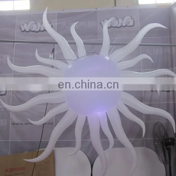 Multi-colors LED Lighting Inflatable Sun for Decoration photo-2