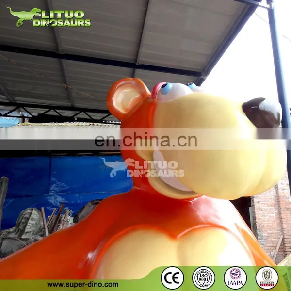 Playground Cute Cartoon Decoration Fiberglass Sculpture photo-3