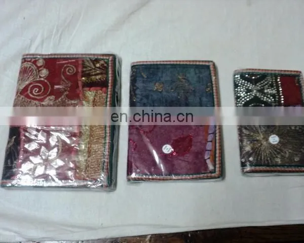 PATCHWORK PAPER NOTEBOOKS SET OF 3 PCS SET photo-3