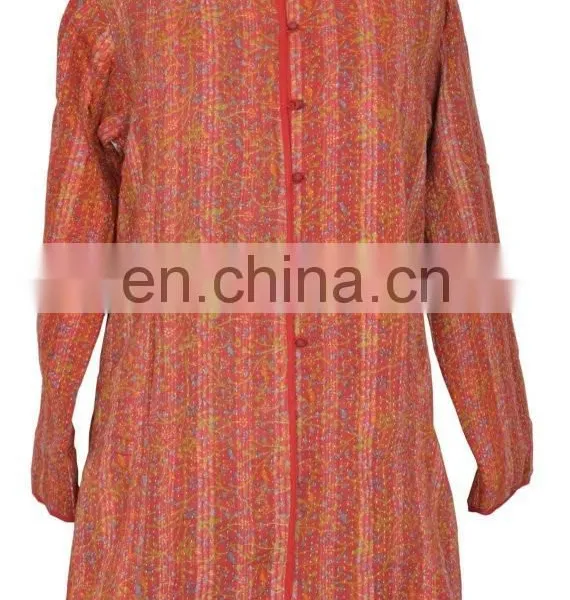 Indian Embroidery Kantha Jackets, Unique Printed Kantha Jackets & Coats Lot