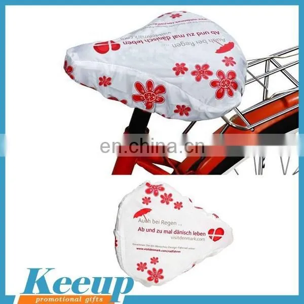 China supplier wholesale promotional gifts bicycle rain saddle cover