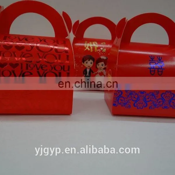 Newest Promotional Cheap Customized Chinese Red Paper Bags photo-4