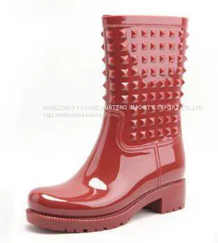 Vogue Women PVC Rain Shoe, Ladies's Rain Shoes, Popular Style Shoe, New Fashion Women Shoes photo-4
