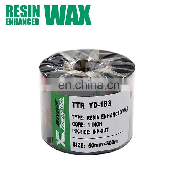 100*300 Zebra Barcode Printer Used Thermal Transfer Wax Ribbon for Printing Label photo-2