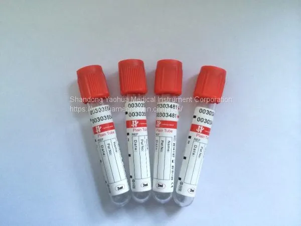 Evacuated Blood Collection Tube With no Additive, Plain Blood Tube photo-4